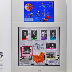 Collection timbres de France 2013-2014 neufs** complet en album Lindner.