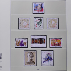 Collection timbres de France 2013-2014 neufs** complet en album Lindner.