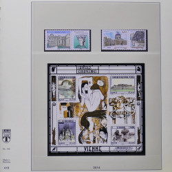 Collection timbres de France 2013-2014 neufs** complet en album Lindner.