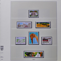 Collection timbres de France 2013-2014 neufs** complet en album Lindner.