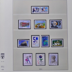 Collection timbres de France 2013-2014 neufs** complet en album Lindner.