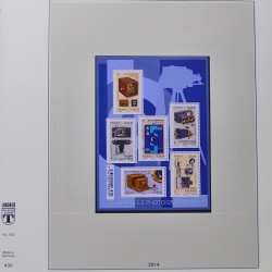 Collection timbres de France 2013-2014 neufs** complet en album Lindner.