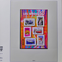 Collection timbres de France 2015-2016 neufs** complet en album Lindner.