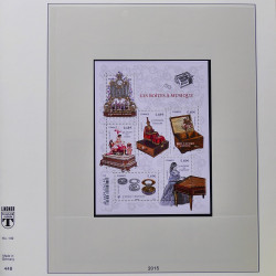 Collection timbres de France 2015-2016 neufs** complet en album Lindner.