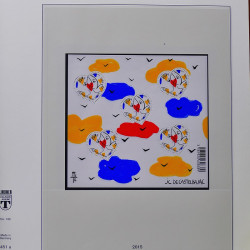 Collection timbres de France 2015-2016 neufs** complet en album Lindner.