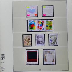 Collection timbres de France 2015-2016 neufs** complet en album Lindner.
