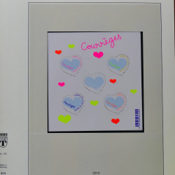 Collection timbres de France 2015-2016 neufs** complet en album Lindner.