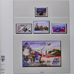 Collection timbres de France 2015-2016 neufs** complet en album Lindner.
