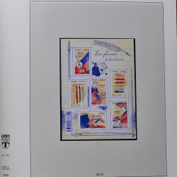 Collection timbres de France 2015-2016 neufs** complet en album Lindner.
