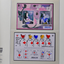 Collection timbres de France 2015-2016 neufs** complet en album Lindner.