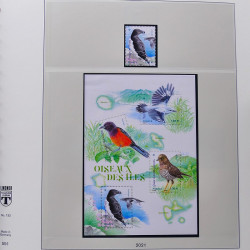 Collection timbres de France 2021 neufs** complet en album Lindner.