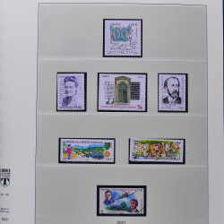 Collection timbres de France 2021 neufs** complet en album Lindner.