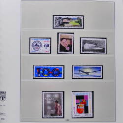 Collection timbres de France 2021 neufs** complet en album Lindner.