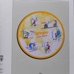 Collection timbres de France 2021 neufs** complet en album Lindner.