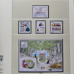 Collection timbres de France 2021 neufs** complet en album Lindner.