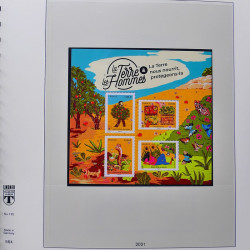 Collection timbres de France 2021 neufs** complet en album Lindner.