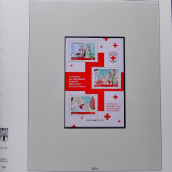Collection timbres de France 2021 neufs** complet en album Lindner.