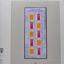 Collection timbres de France 2021 neufs** complet en album Lindner.