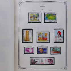 Collection timbres de France 1981-1993 neufs** complet en album Yvert.