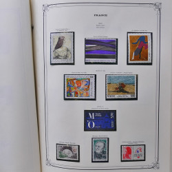 Collection timbres de France 1981-1993 neufs** complet en album Yvert.