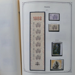 Collection timbres de France 1981-1993 neufs** complet en album Yvert.