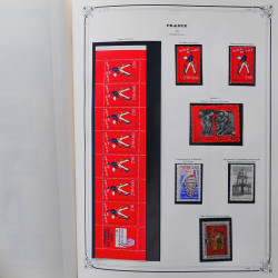Collection timbres de France 1981-1993 neufs** complet en album Yvert.