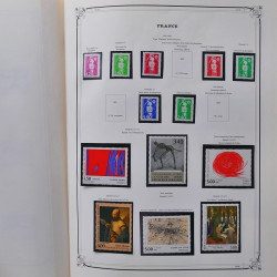 Collection timbres de France 1981-1993 neufs** complet en album Yvert.