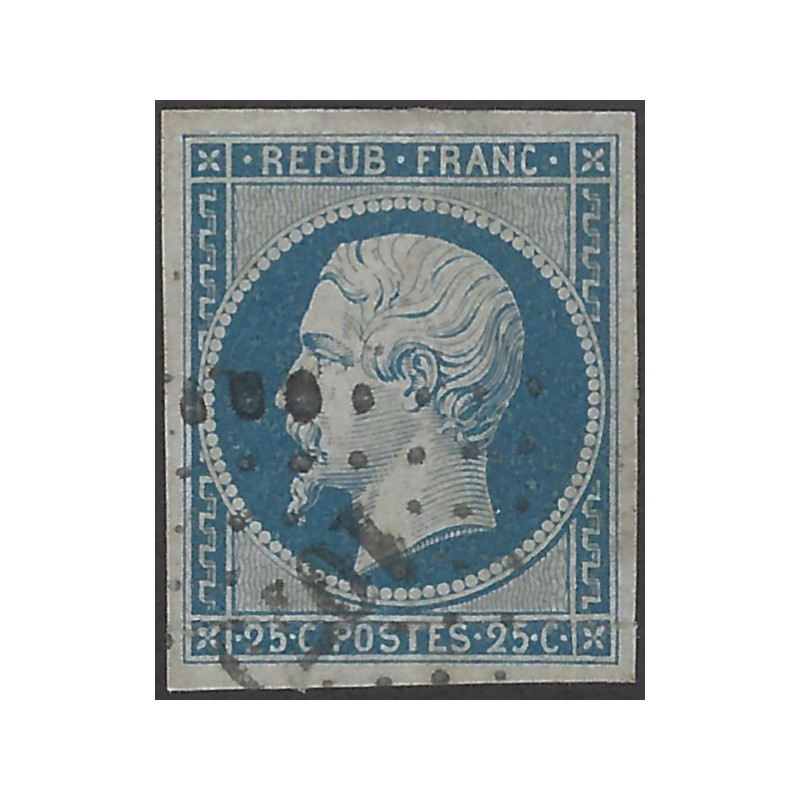 Présidence timbre de France N°10 oblitéré PC 1079.