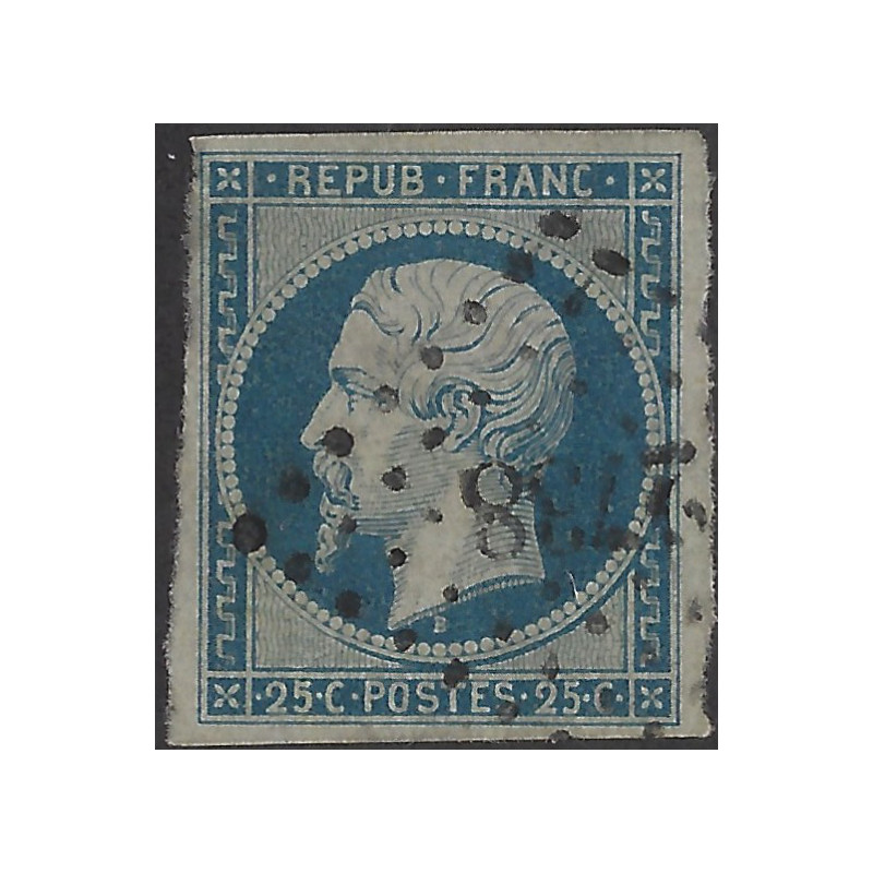 Présidence timbre de France N°10 oblitéré PC 2738.