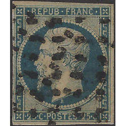 Présidence timbre de France N°10e oblitéré gros points.