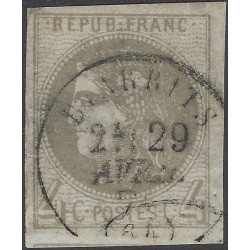 Bordeaux timbre de France N°41B oblitéré.