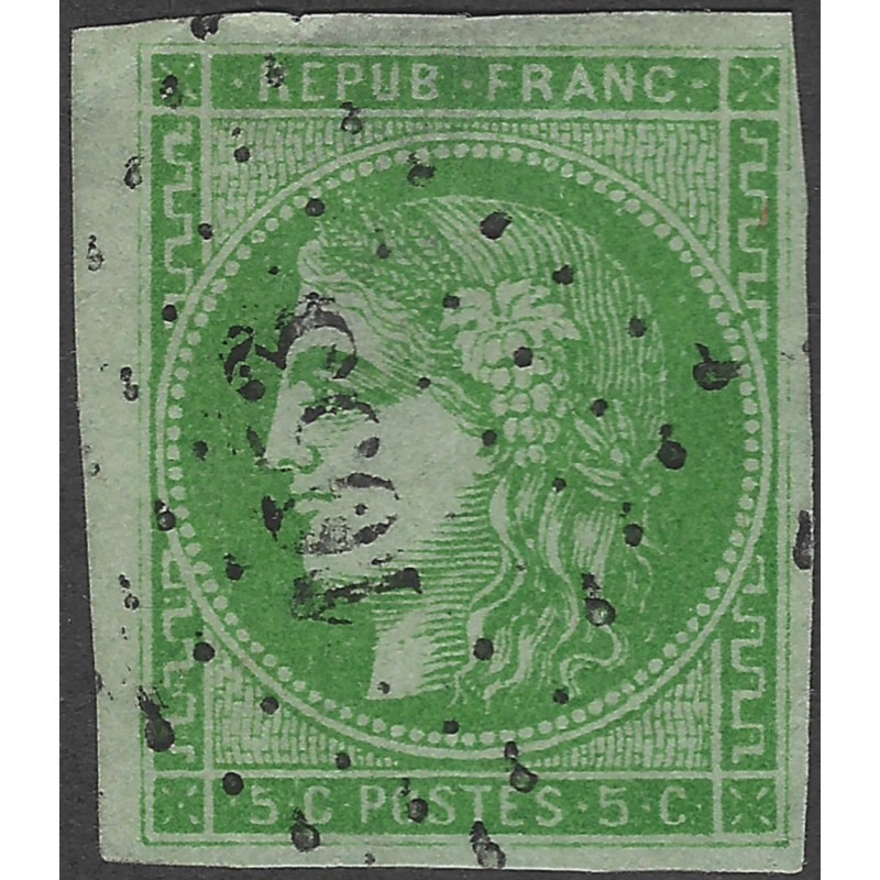 Bordeaux timbre de France N°42B oblitéré PC 1053.