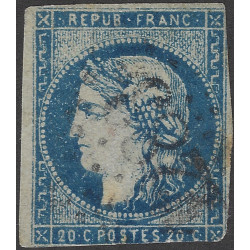 Bordeaux timbre de France N°44A oblitéré.