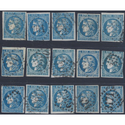 Bordeaux timbre de France N°46B bloc report de 15.