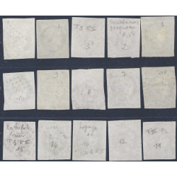 Bordeaux timbre de France N°46B bloc report de 15.