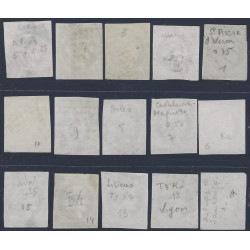 Bordeaux timbre de France N°46B bloc report de 15.