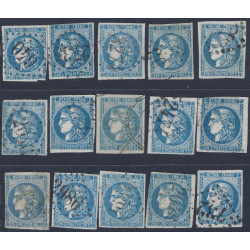 Bordeaux timbre de France N°46A bloc report de 15.