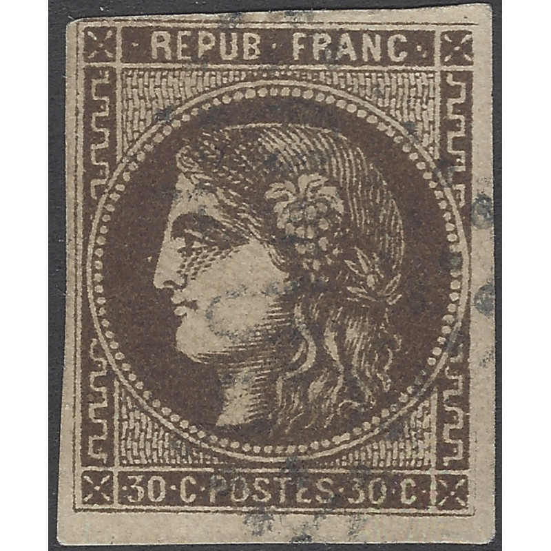 Bordeaux timbre de France N°47 oblitéré.