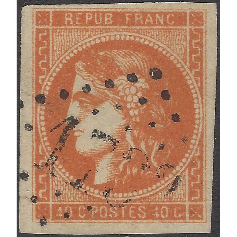 Bordeaux timbre de France N°48 oblitéré.