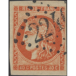 Bordeaux timbre de France N°48 oblitéré.