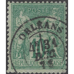 Sage timbre de France N°76 oblitéré.