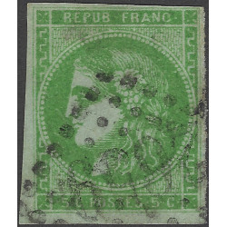 Bordeaux timbre de France N°42B oblitéré.
