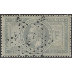 Empire dentelé timbre de France N°33 oblitéré.