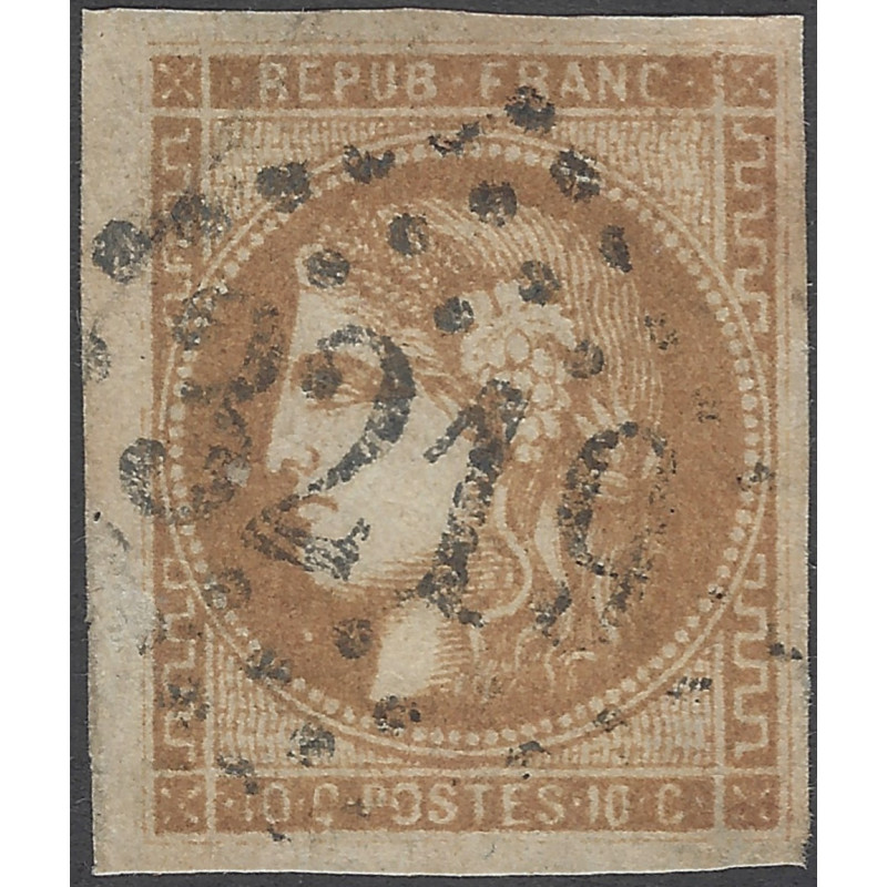 Bordeaux timbre de France N°43Ac oblitéré.