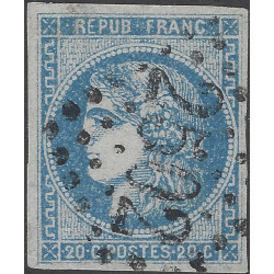 Bordeaux timbre de France N°46A oblitéré.