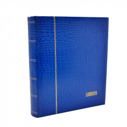 Classeur Lindner 48 pages noires pour timbres-poste.