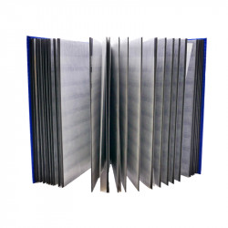 Classeur Lindner 48 pages noires pour timbres-poste.