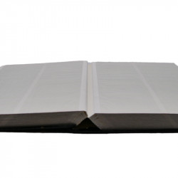 Classeur Lindner 64 pages blanches subdivisées pour stock de timbres-poste.
