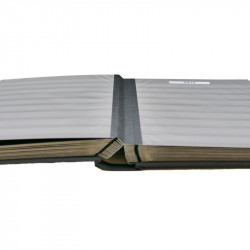 Lot de 3 classeurs Lindner 60 pages noires pour timbres-poste.