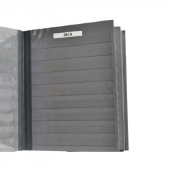 Lot de 3 classeurs Lindner 60 pages noires pour timbres-poste.